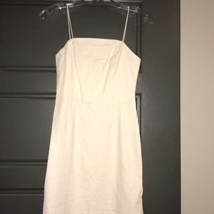 Cream lien Dress